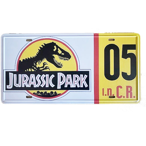 Jurassic Park Licence Plate #05