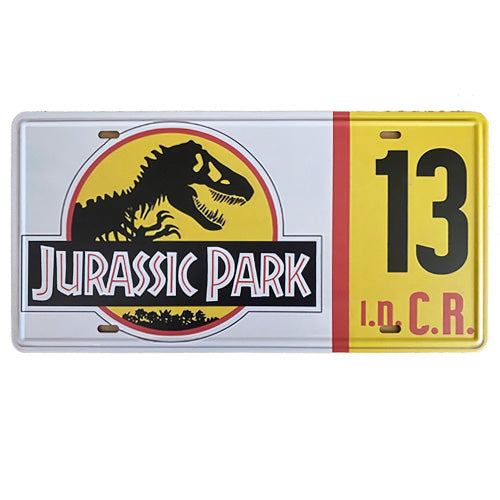Jurassic Park Licence Plate #13