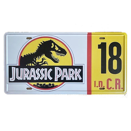 Jurassic Park Licence Plate #18