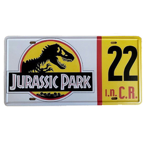 Jurassic Park Licence Plate #22