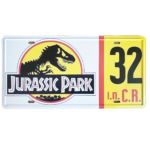 Jurassic Park Licence Plate #32