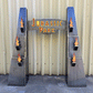 Jurassic Park Entrance - Medium Metal Art - Raw Finish