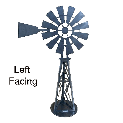 Southern Cross Windmill 3d Metal Garden Art 1.2m High - Raw Finish