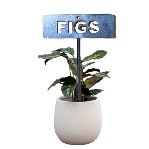 700953 - Garden Bed Sign - Rusty - Figs