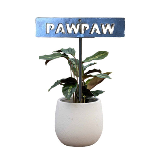 700962 - Garden Bed Sign - Rusty - Pawpaw