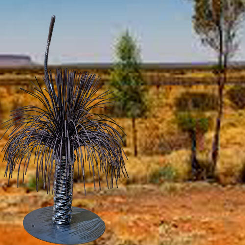Grass Tree (Balgo Tree) 3D Metal Art Sculpture - Small