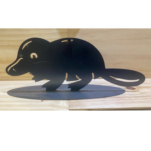 Platypus Metal Art - Rustic Garden Sculpture