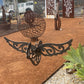 Iron Dove with Decorative Wings - Raw Finish