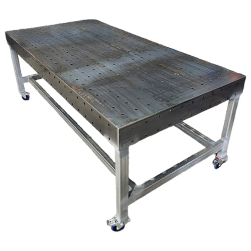 Welding Table 2400 x 1200 x 8mm - Assembled