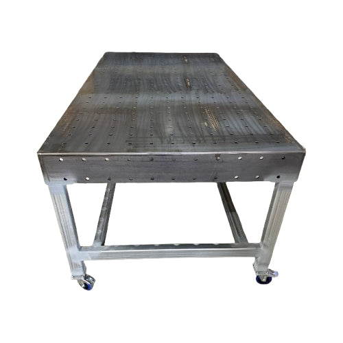 Welding Table 2400 x 1200 x 8mm - Assembled