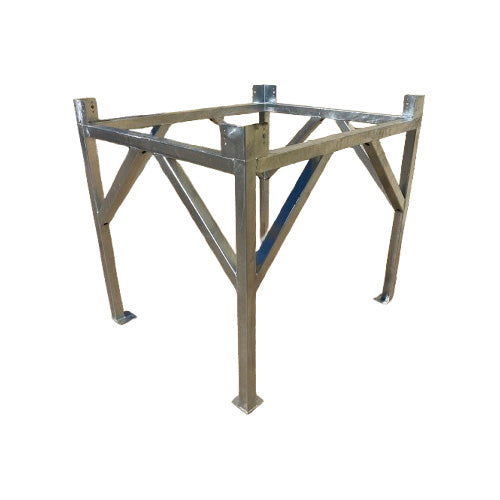 1000L IBC Tank Stand - Heavy Duty Hot Dipped Galvanised Steel Frame - Certified with WLL - 1m High