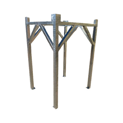 1000L IBC Tank Stand - Heavy Duty Hot Dipped Galvanised Steel Frame - Certified with WLL - 1.6mm High No Background