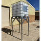1000L IBC Tank Stand - Heavy Duty Hot Dipped Galvanised Steel Frame - Certified with WLL - 1.6m High Angle with IBC
