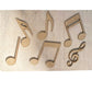 MDF Music Notes Blanks - Set of 6 - Craft Blanks