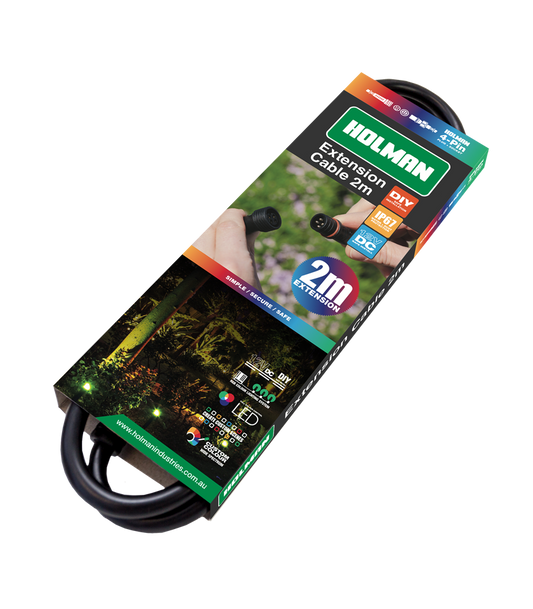 Holman Garden Light Extension Cable 2m - RGB 4 Pin - ALRGB2
