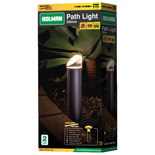 Holman LED 250mm Path Light - Warm White 2-Pin