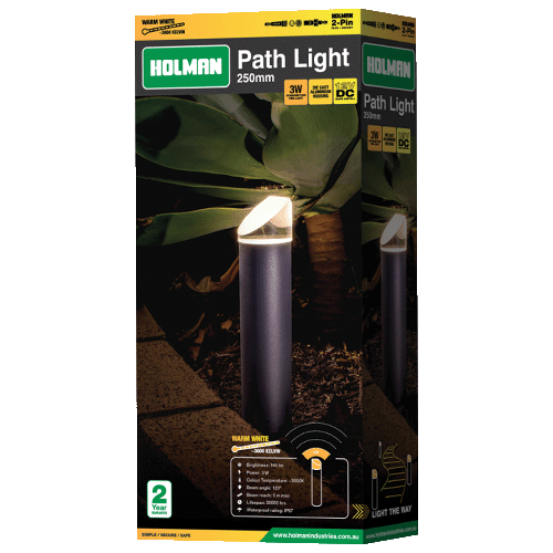Holman LED 250mm Path Light - Warm White 2-Pin PLW2503