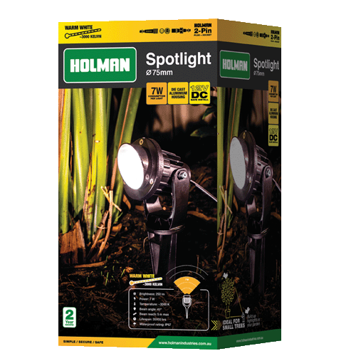 Holman Spotlight 75mm - Warm White 2-Pin - SLW757