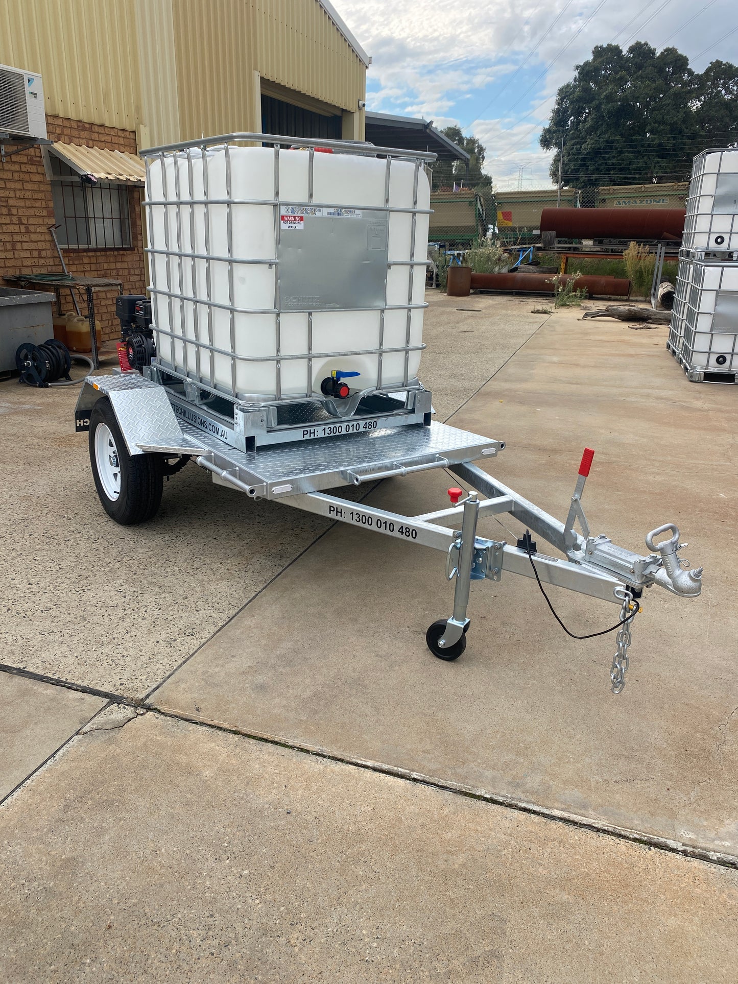 Pressure Washer Trailer – Licensed Petrol Eclectic Start