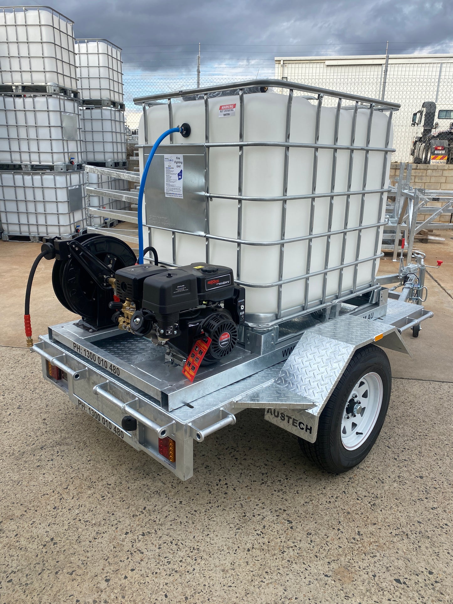 Pressure Washer Trailer – Licensed Petrol Eclectic Start