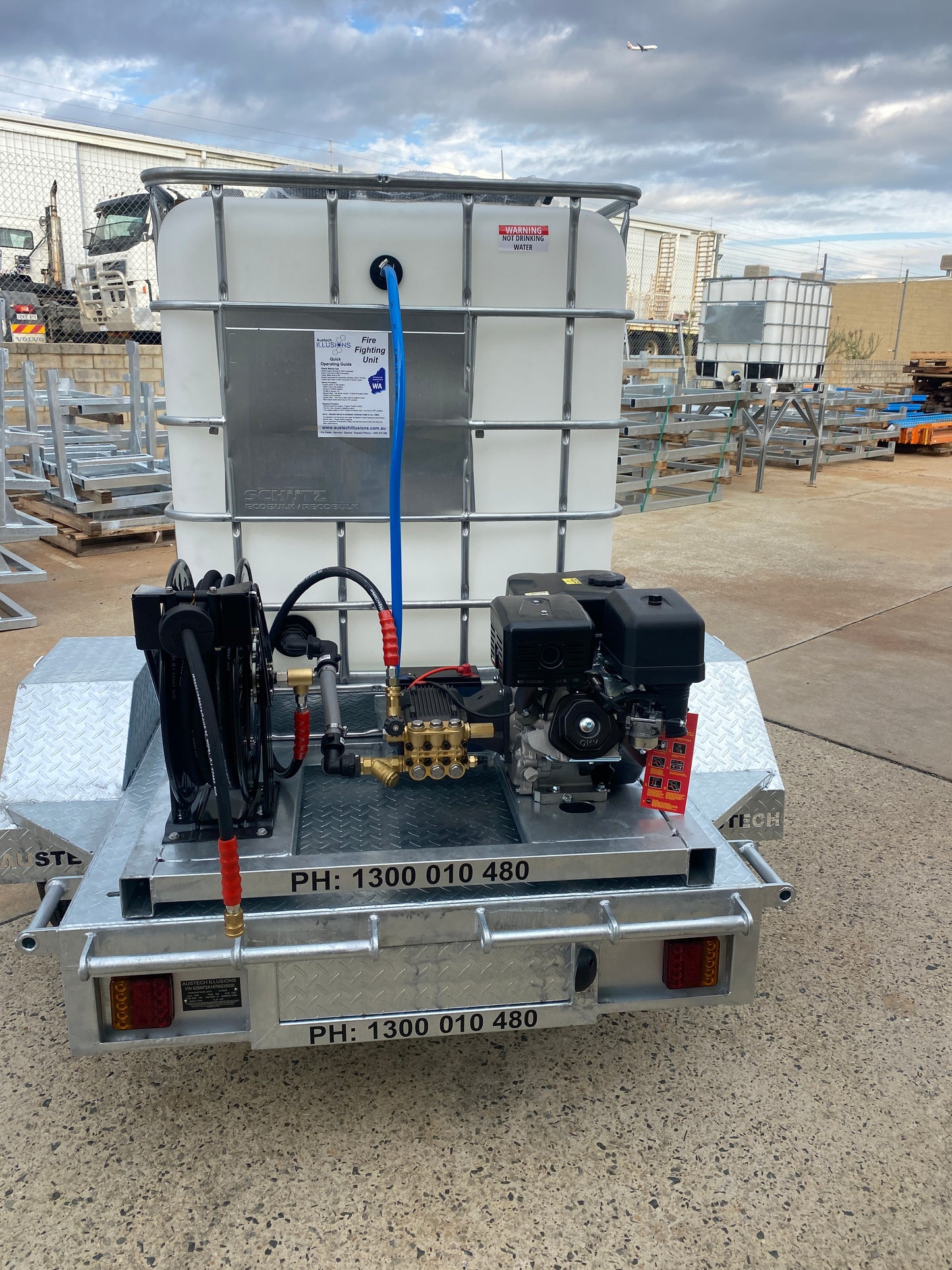 Pressure Washer Trailer – Licensed Petrol Eclectic Start