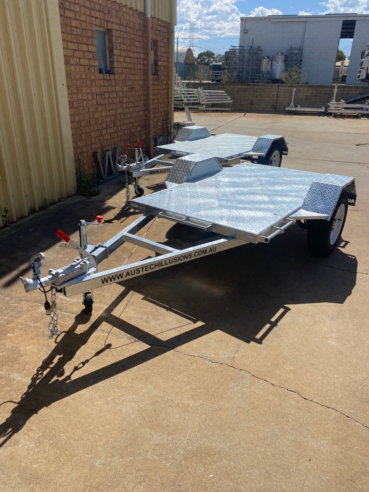 Licensed 7x4 Single Axle Trailer (1485KG ATM) – WA Made - APL3