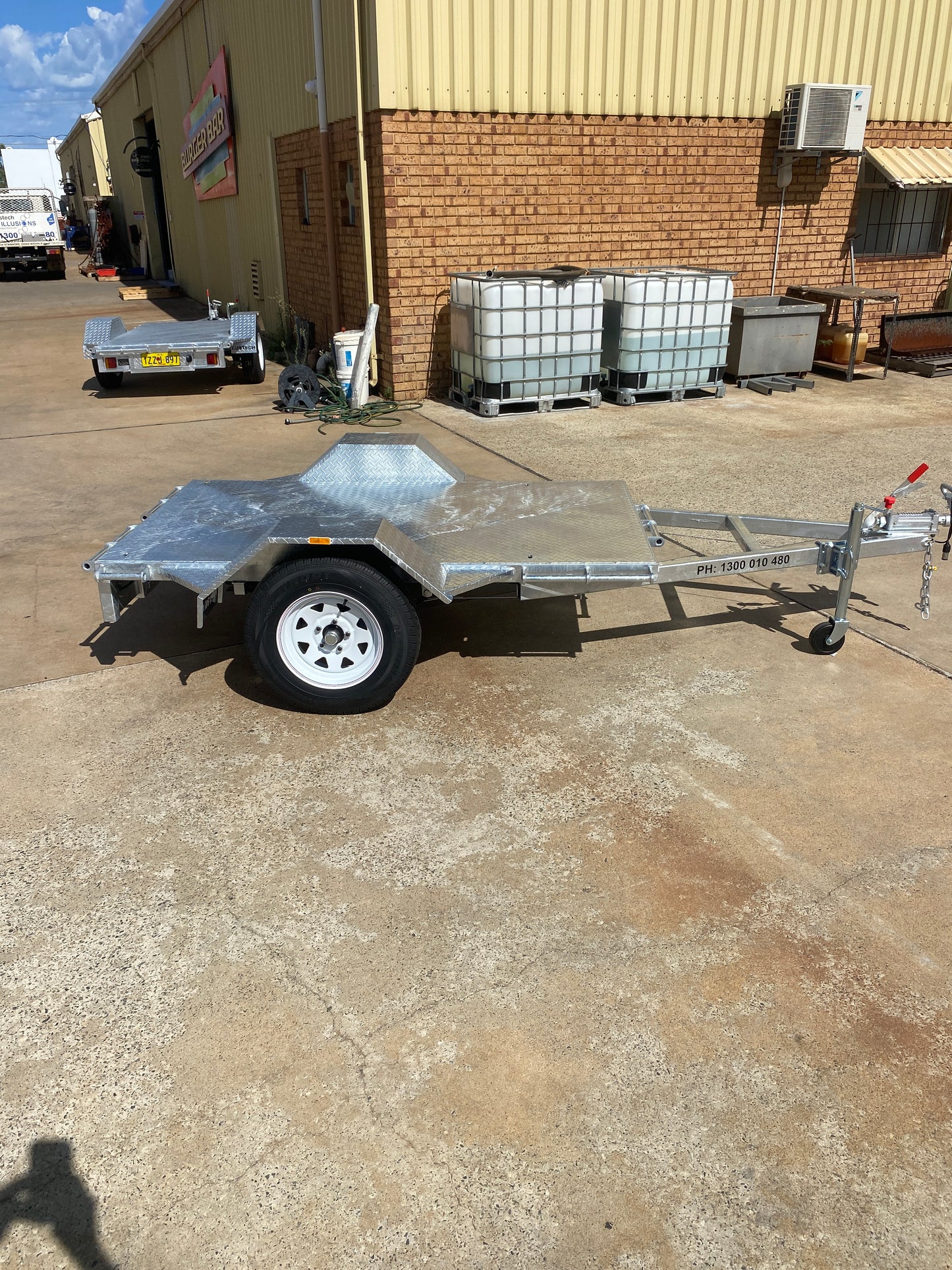 Licensed 7x4 Single Axle Trailer (1485KG ATM) – WA Made - APL3