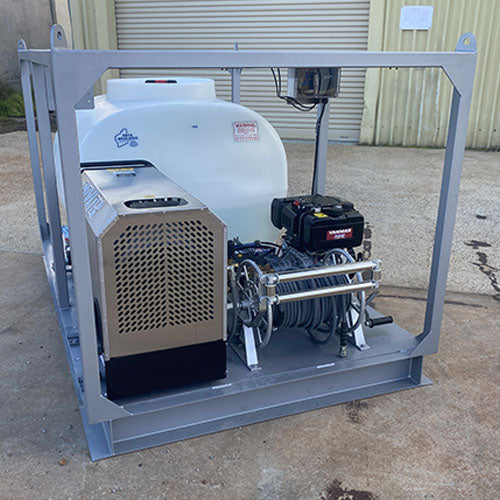 Pressure Washer Premier Skid Complete with 10hp Yanmar Diesel Unit 