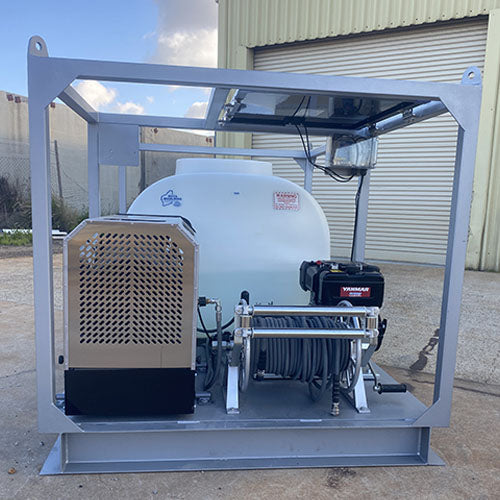 Pressure Washer Premier Skid Complete with 10hp Yanmar Diesel Unit 