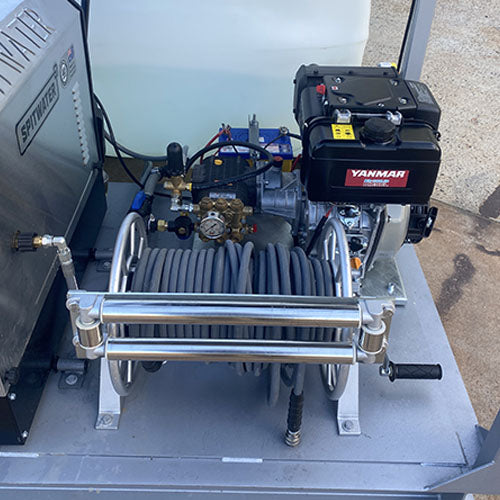 Pressure Washer Premier Skid Complete with 10hp Yanmar Diesel Unit 