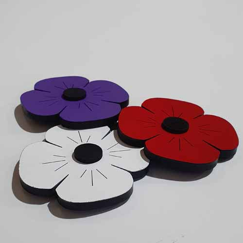 Poppy Magnet - Red