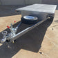 10x6 Tandem Flat Top Trailer 2 Tonne with Rear Draw Lock & Spare Tyre