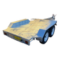 10x5 Flat Top Tandem Axle Trailer Galvanised (1990KG ATM) – WA Made - APL2