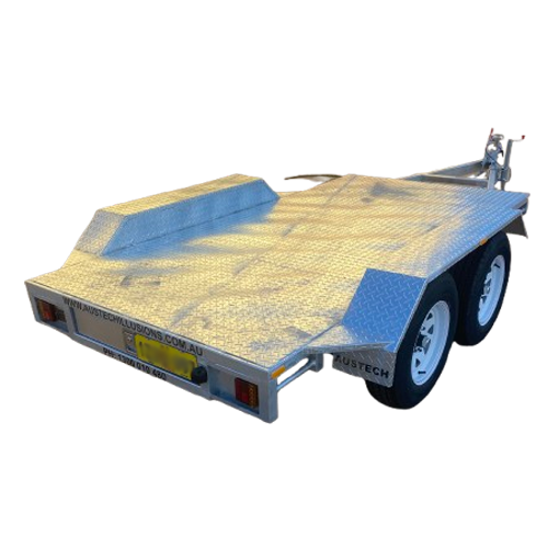 10x5 Flat Top Tandem Axle Trailer Galvanised (1990KG ATM) – WA Made - APL2