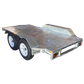 10x5 Flat Top Tandem Axle Trailer Galvanised (1990KG ATM) – WA Made - APL2