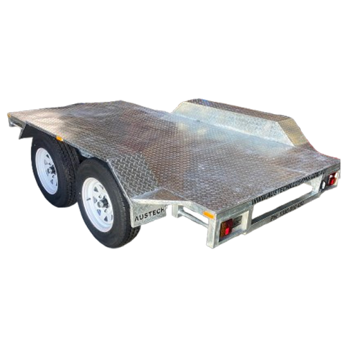 10x5 Flat Top Tandem Axle Trailer Galvanised (1990KG ATM) – WA Made - APL2