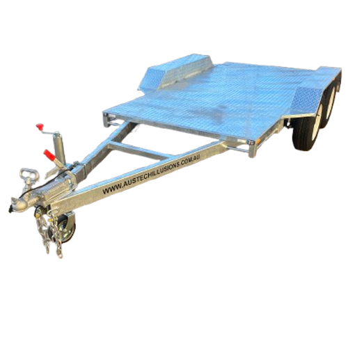 10x5 Flat Top Tandem Axle Trailer Galvanised (1990KG ATM) – WA Made - APL2