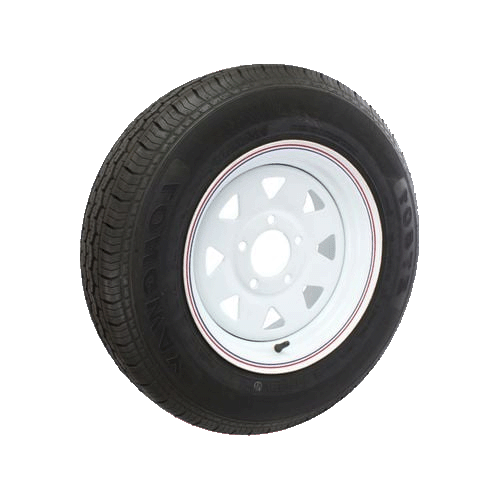 Ranger Tyre Assy 14x6 P14 White 185R14C - Tyre & Rim