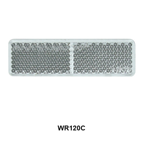 Clear Reflector White Base Adhesive - Each 