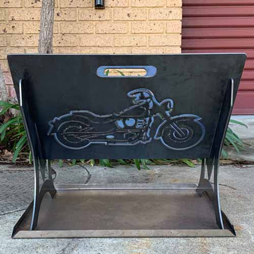 Fire Pit - Portable - Motorbike - Firepit