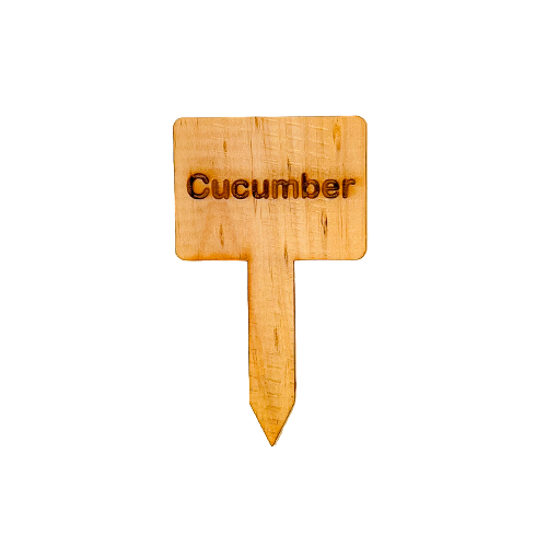 Wooden Plant Marker - Cucumber