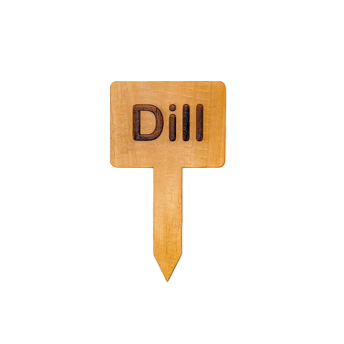 Wooden Plant Marker - Dill