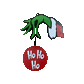 The Grinch Christmas Tree Ornament - Ho Ho Ho