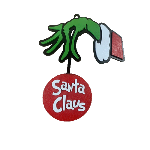 The Grinch Christmas Tree Ornament - Santa Claus