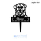 Pet Memorial Labrador Garden Stake