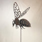 Bee on Stick Large 3D - on Round Base