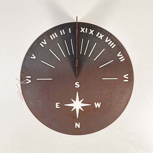 Sundial Metal - Compass - No Stand Perth Region