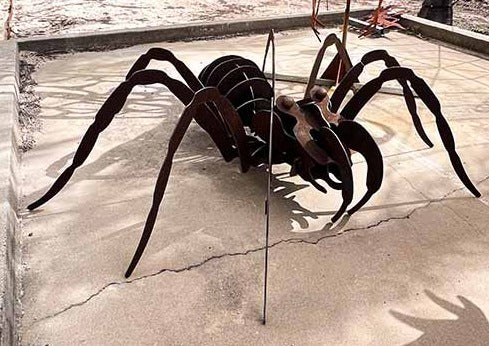 Tarantula 3D Large - Metal Art Raw Finish