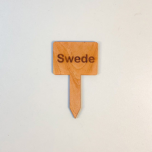 Wooden Plant Marker - Swede