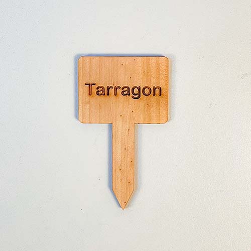 Wooden Plant Marker - Tarragon